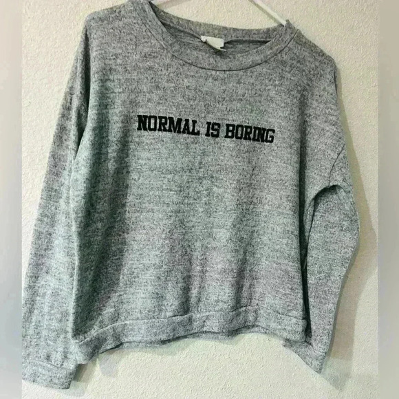 Normal is boring sweater size M - Picture 1 of 5